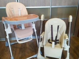 Новые стульчики-трансформеры  Баонео,  Для деток от рождения до 3 лет, Чехол из мягкой ЭКО кожи,  3 положения спинки,  Регулируемая подножка,  Несколько уровней в Ангарске