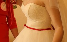 Свадебное платье цвета Айвори