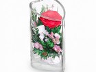 Скачать бесплатно фото Другие предметы интерьера Композиция из красной розы в форме сердца, 53940820 в Челябинске
