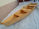 Смотреть изображение  Лодка деревянная с веслами цвет Сосна 40735560 в Челябинске
