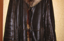 Продается мужская зимняя кожаная куртка