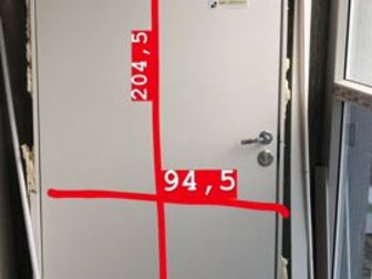 Новая дверь 204,5 на 94,5 в Калуге