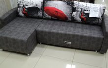 Новый стильный угловой диван (с оттоманкой )