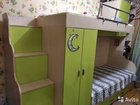 Детская стенка с двухэтажной кроватью