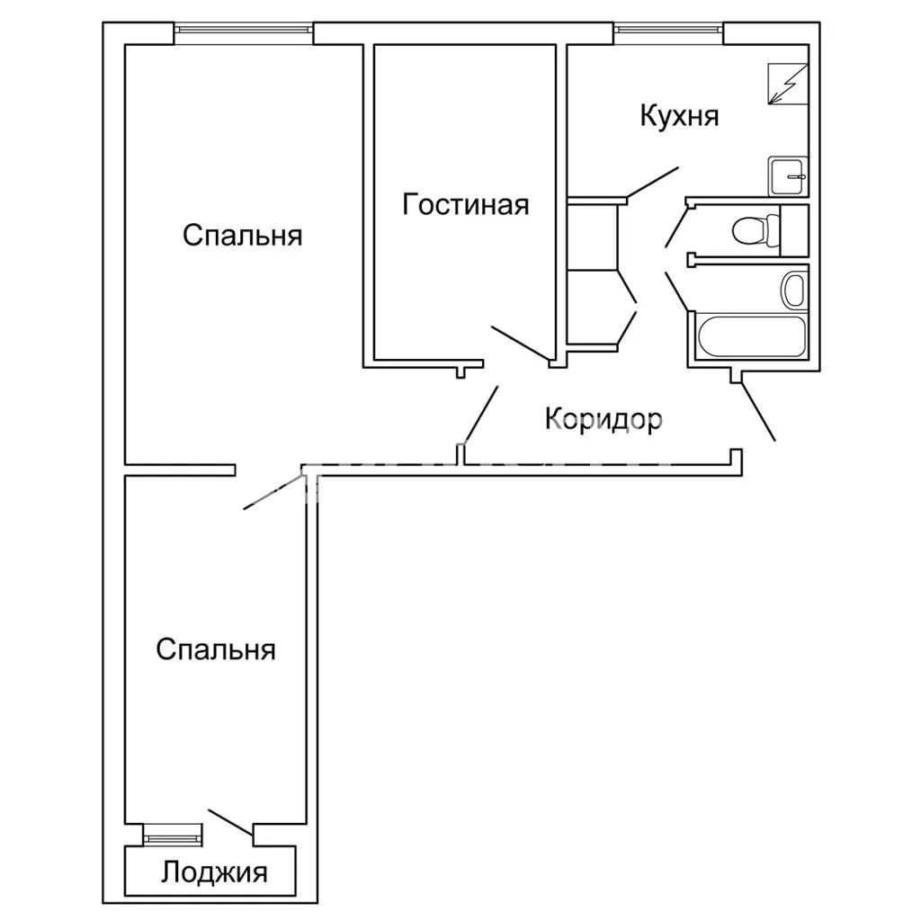 Планировка трехкомнатной квартиры в панельном доме
