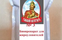 Русский Богатырь № 3 –биопрепарат для очистки жироуловителей