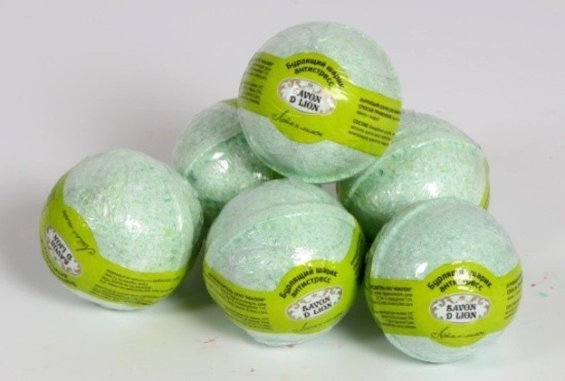 Бурлящий шар для ванн 