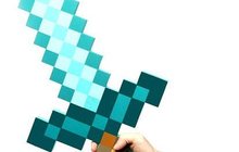 Алмазный меч из игры Майнкрафт Minecraft