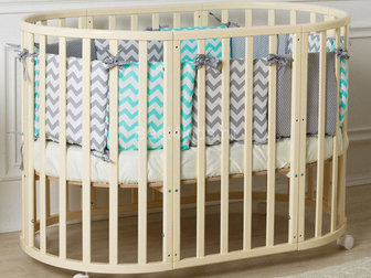 Уникальное фото  Стильные детские круглые кроватки 3в1 Incanto Gio от дизайнеров из Италии! 38701732 в Твери