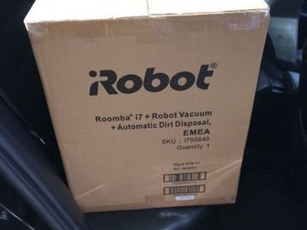 Робот-пылесос iRobot iRobot Roomba i7 ,  Новый в заводской упаковке,  Все чеки в наличии на гарантии,  Куплен новым в мае 2020 года в крупной торговой сети,  Также в Москве