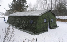 Армейская палатка Берег-30М2 6, 75м*6, 0 м*3, 0, (2х слойная)