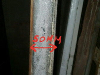 Дверь входная сварина с уголка 4, 5 см толщина металла 2мм обшита, в Мурманске