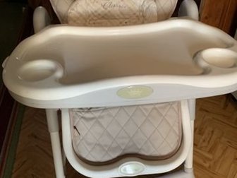 William универсальный стульчик для кормления с тремя регулируемыми положениями спинки и подножки, включая горизонтальное,  Размеры сидения 32*25 см,  Материал обивки в Одинцово
