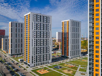 Продаётся квартира-студия площадью 21,8 кв, м на 24 этаже 25 этажного дома (Корпус 1, 21, Секция 1) проекта ПИК «Одинцово-1»,  Светлый просторный подъезд на уровне в Одинцово