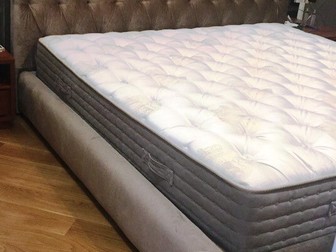 Уникальное фотографию  Кровати с мягким изголовьем в каретной стяжке 68203349 в Омске