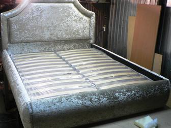 Свежее фотографию  Кровати с мягким изголовьем в каретной стяжке 68203349 в Омске