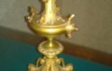 настольная лампа (старинная бронза)