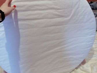 Детский матрац  для круглой кроватки, в отличном состоянии, пользовались месяц, продаю вместе с наматрасникомСостояние: Б/у в Салавате