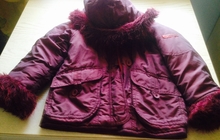 Модная куртка зимняя для девочки теплая
